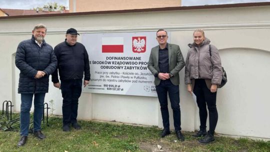 Odbiór końcowy zadania „Prace przy zabytku – Kościele oo. Jezuitów p.w. św. św. Piotra i Pawła w Pułtusku
