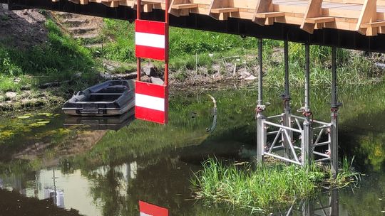 Odcinek kanału A nieczynny dla turystyki wodnej