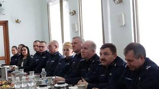 Odprawa roczna pułtuskiej policji