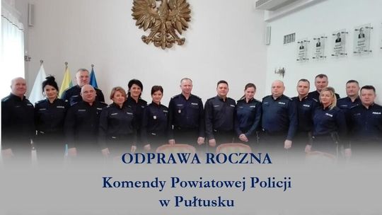 Odprawa roczna pułtuskiej Policji