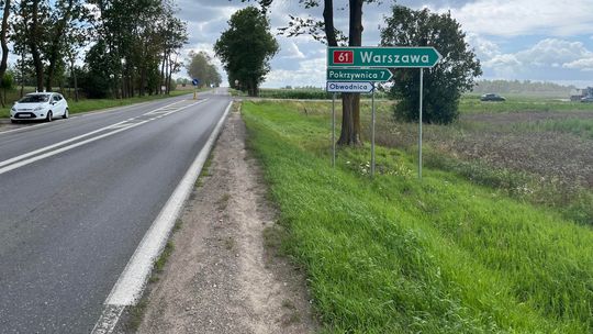 GDDKiA zgodnie z zapowiedzią usunęła zapory na wjeździe na stary odcinek DK61 w Kacicach