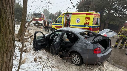 Omal nie zderzył się z radiowozem