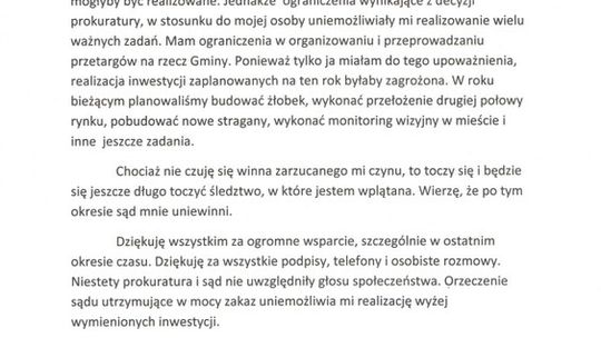 Oświadczenie Róży Krasuckiej