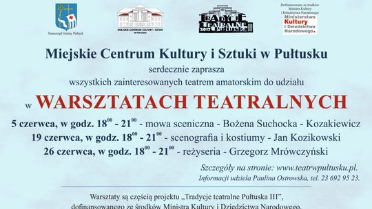 Otwarte warsztaty teatralne