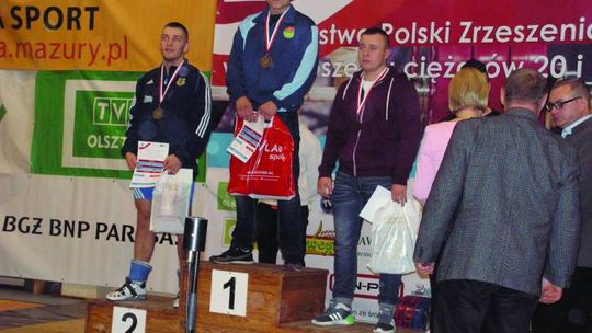 Paweł Jasiński na podium