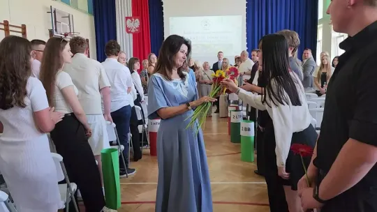 Piękne pożegnanie dyrektor Zespołu Szkół w Golądkowie Ewy Leszczyńskiej