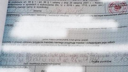 PIERWSZE MANDATY WYSTAWIONE