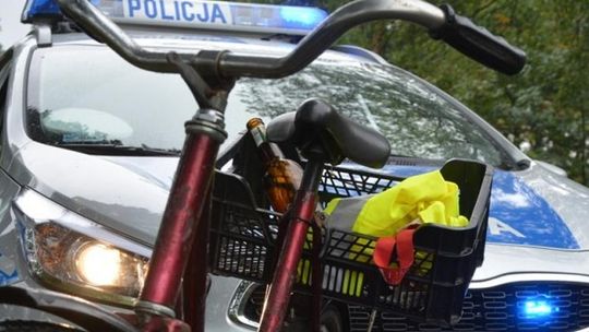 Pijany i na skradzionym rowerze