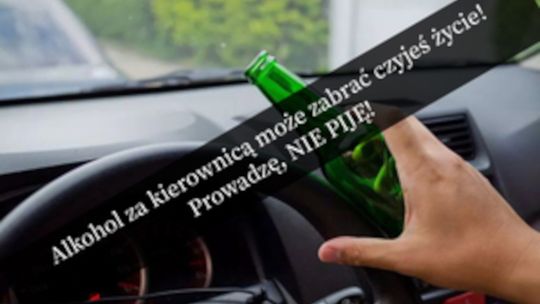 Pijany kierowca wjechał do rowu