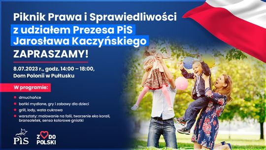 Piknik z udziałem prezesa PiS