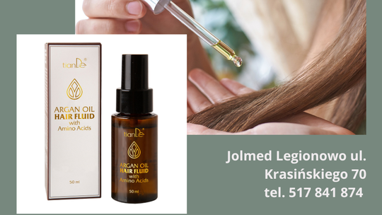 Płynne złoto dla Twoich włosów! Fluid do włosów z olejkiem arganowym i aminokwasami