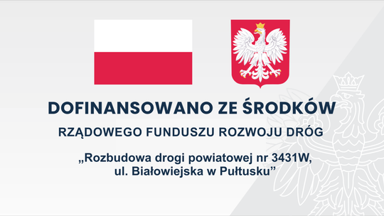 Podpisanie umowy na dofinansowanie rozbudowy ul. Białowiejskiej w Pułtusku