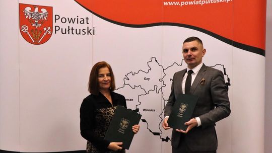 Podpisanie umowy na roboty budowlane z ZS im. Bolesława Prusa