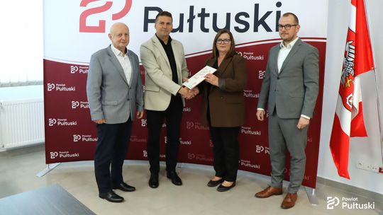 Podpisanie umowy na zadanie pn. „Budowa mostu wraz z przebudową drogi powiatowej nr 1821W w miejscowości Winnica”