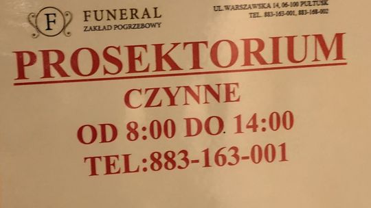 Pogrzebowy biznes w szpitalu