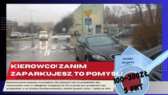 Policja apeluje o prawidłowe parkowanie
