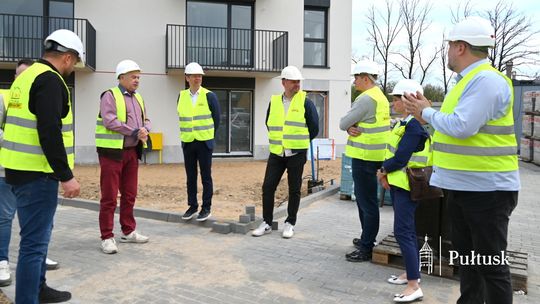 Postęp prac przy budowie budynku wielorodzinnego przy ul. Teofila Kwiatkowskiego