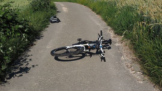 Potrącenie rowerzysty