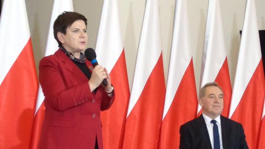 Premier Beata Szydło w Pułtusku