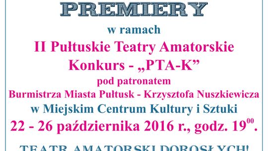 Premiery teatralne już niebawem