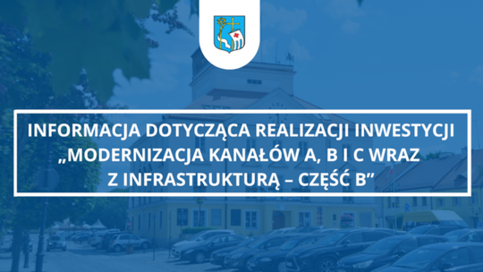 Ratusz o modernizacji kanałów