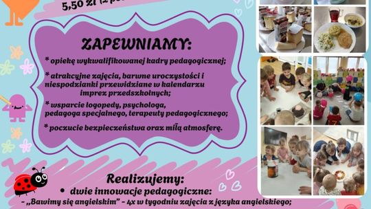 Rekrutacja trwa w Przedszkolu Wiejskim w Przemiarowie
