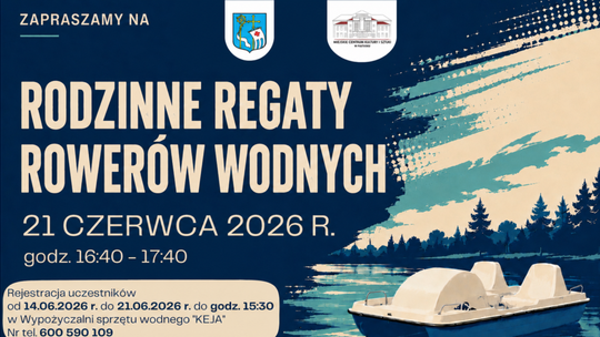 Rodzinne Regaty Rowerów Wodnych w Pułtusku