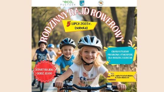 RODZINNY RAJD ROWEROWY – serdecznie zapraszamy!
