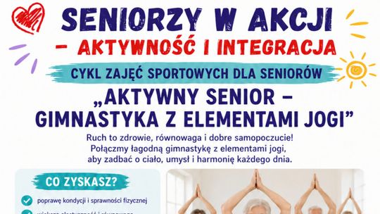 RUSZA REKRUTACJA DO PROJEKTU „SENIORZY W AKCJI – AKTYWNOŚĆ I INTEGRACJA”