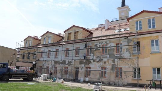 Trwa remont w budynku ZS im. B. Prusa w Pułtusku