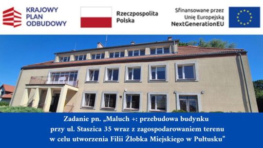 Trwają prace przy budynku nowej filii Żłobka Miejskiego