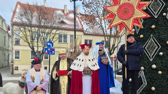Trzej Królowie na pułtuskim rynku