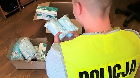 Ukradł ponad 3 tysiące maseczek