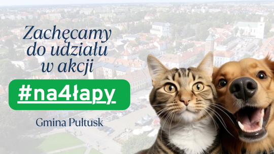 Urząd Miejski włącza się w akcję #na4łapy!
