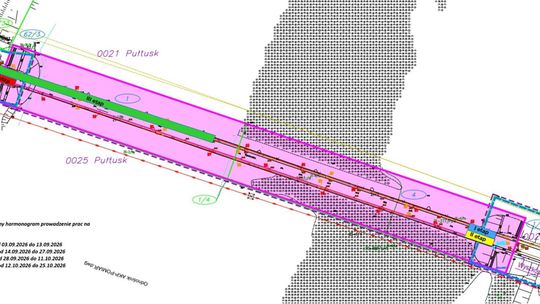 Utrudnienia w ruchu – remont mostu im. Obrońców Pułtuska przez Narew w Pułtusku. Najnowszy komunikat