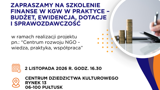 Ważne szkolenie dla kół gospodyń wiejskich