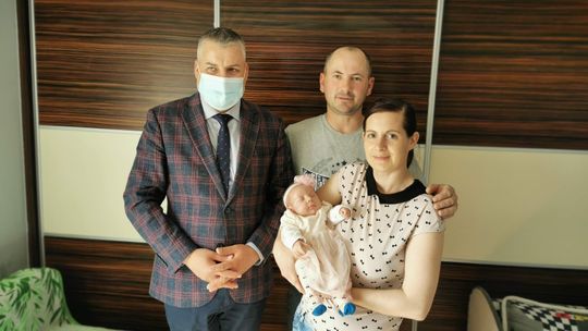 Wójt znów wita małych mieszkańców