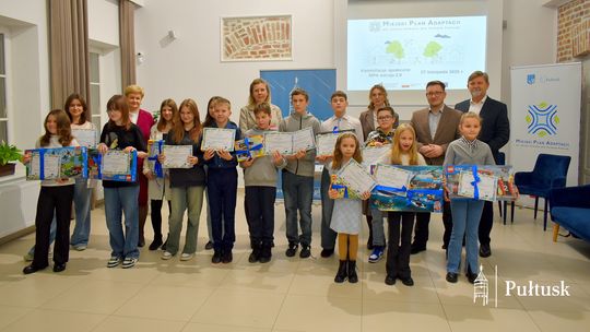 Wręczenie nagród w konkursach: plastycznym i fotograficznym oraz konsultacje społeczne wersji 2.0 „Miejskiego planu adaptacji do zmian klimatu dla miasta Pułtusk”