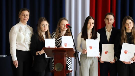 Wręczenie stypendiów Starosty Pułtuskiego