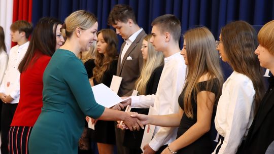 Wręczenie stypendiów Starosty Pułtuskiego