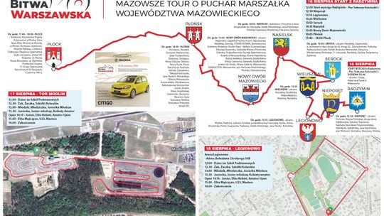 WYDARZENIA. Tour Bitwa Warszawska 1920 o puchar Marszałka Województwa Mazowieckiego