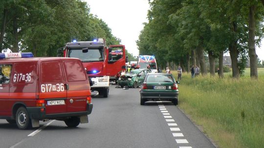 Wypadek na krajowej 61