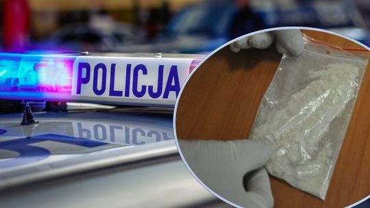 Wyrzucił amfetaminę na chodnik