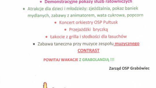 Zapraszamy na Grabolandię!!!