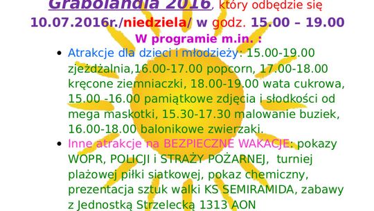 Zapraszamy na Grabolandię