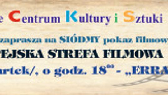 Zapraszamy na kolejny pokaz filmowy