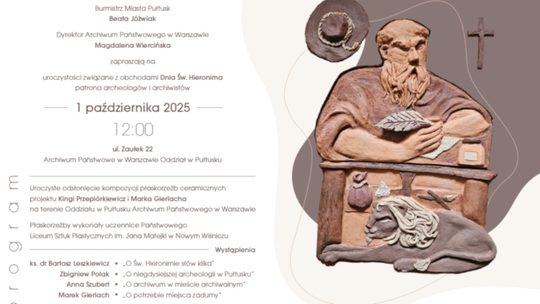 Zapraszamy na obchody Dnia św. Hieronima w Pułtusku. To już dziś!