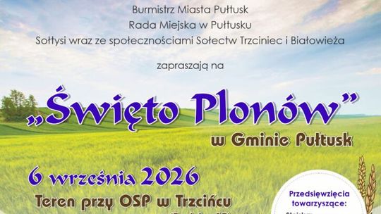 Zapraszamy na Święto Plonów w Gminie Pułtusk