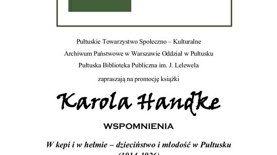 Zaproszenie na promocję książki