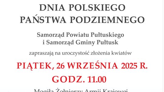Zaproszenie na uroczystość